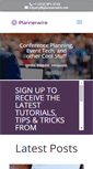 Mobile Screenshot of plannerwire.net